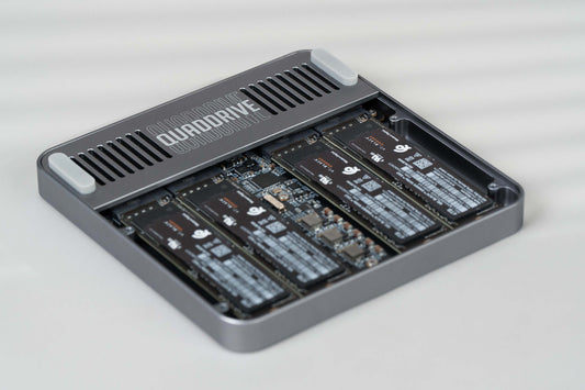 QuadDrive: A 4-Bay USB4 SSD Drive Enclosure